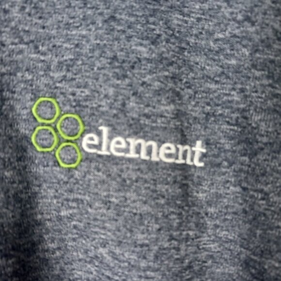 Nike Element Mens Dri Fit Half Zip Top Blue Heather Medium BV6044 Activewear - Picture 2 of 7